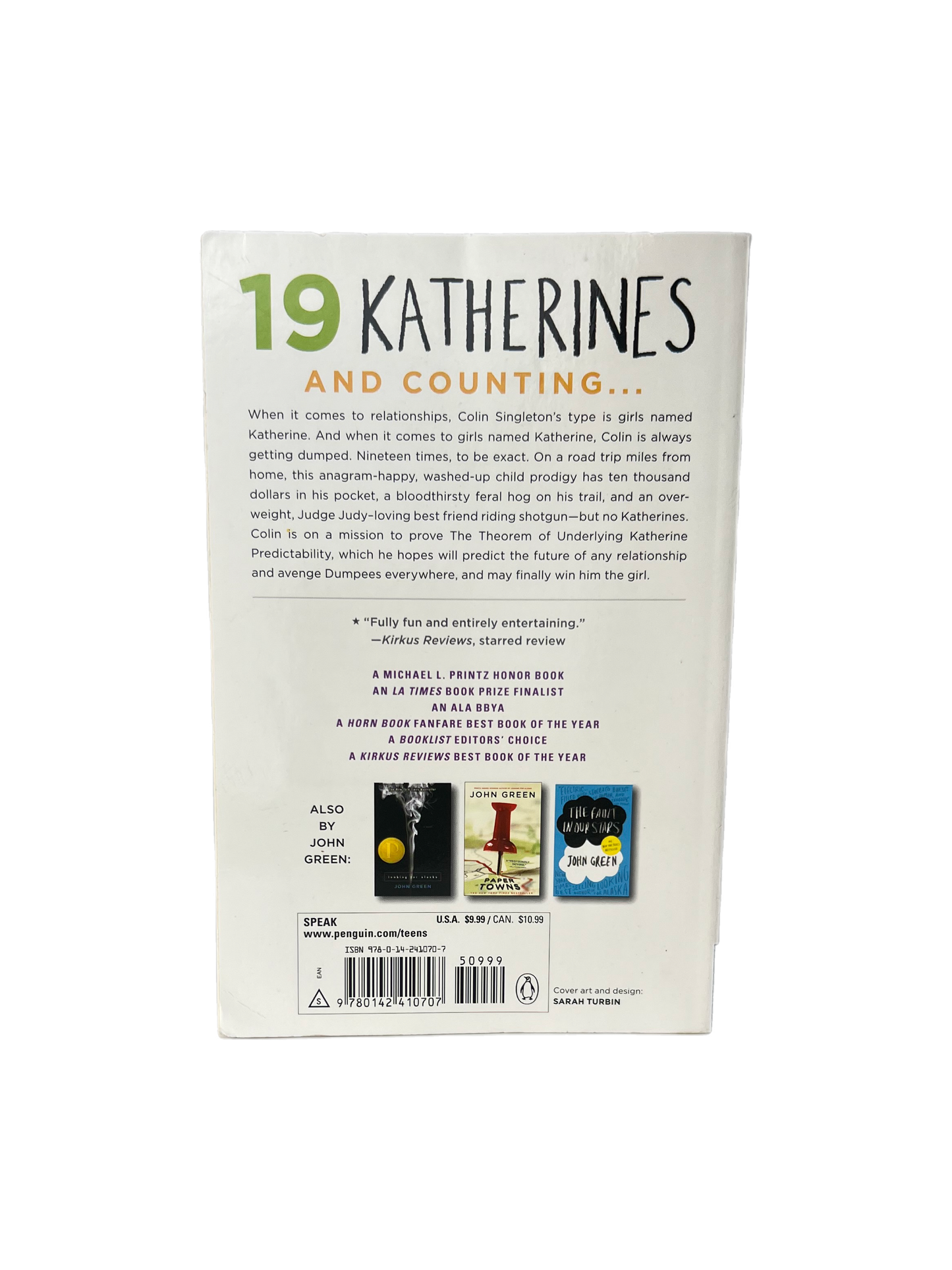 An Abundance of Katherines by John Green